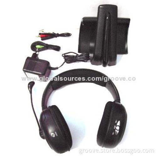 2.4GHz Wireless Headset for PCs, EPC, Notebooks, iPod, iPhone, MP3 Players, and More